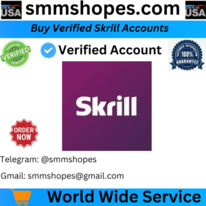 Buy 100% Verified Skrill Accounts