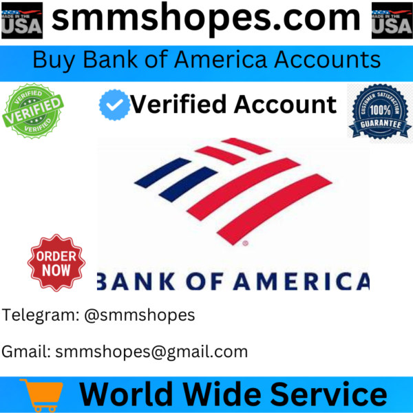 Buy Bank of America Accounts In USA