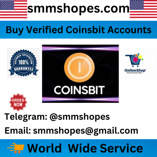 Buy Verified Coinsbit Accounts-Best Crypto Exchanger